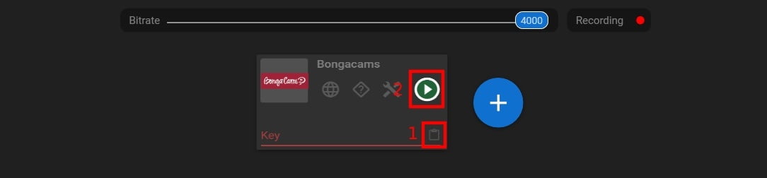 Manual: How to stream to Bongacams with the external encoder