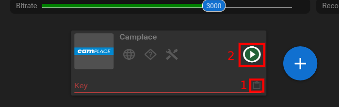 Camplace restream