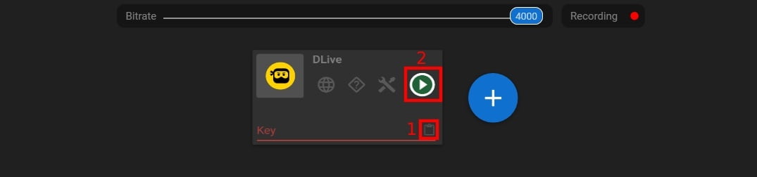 DLive external encoder