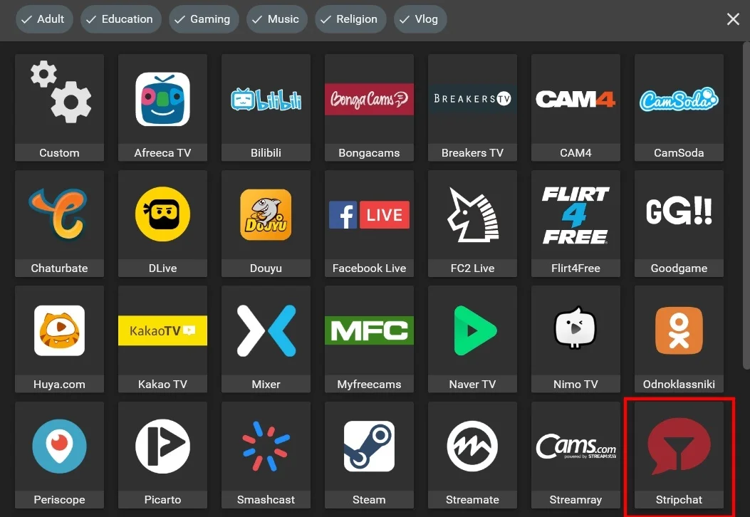 Stripchat multistreaming