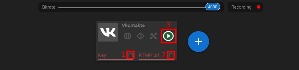 Vkontakte restream