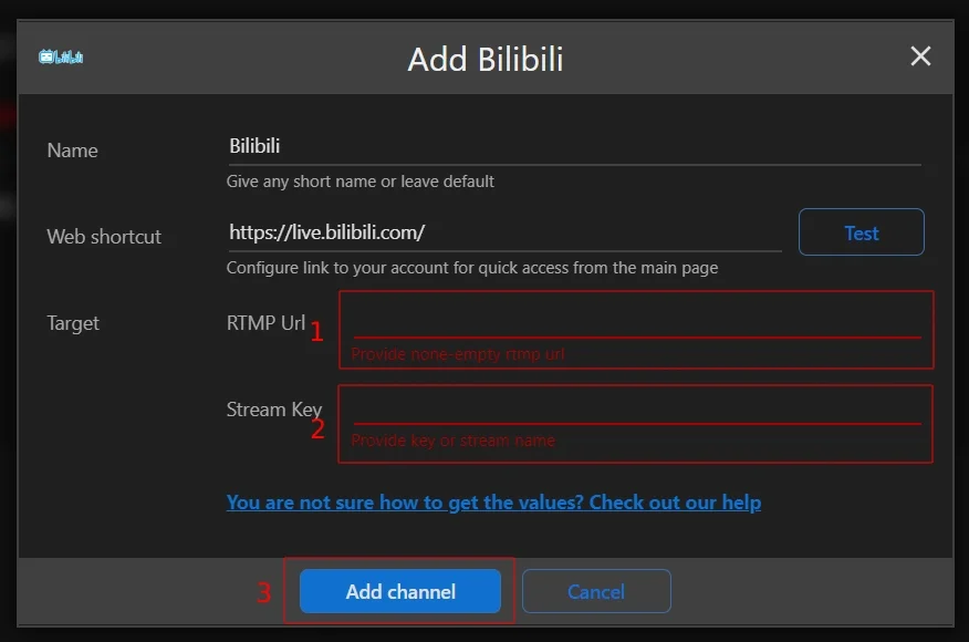 bilibili obs