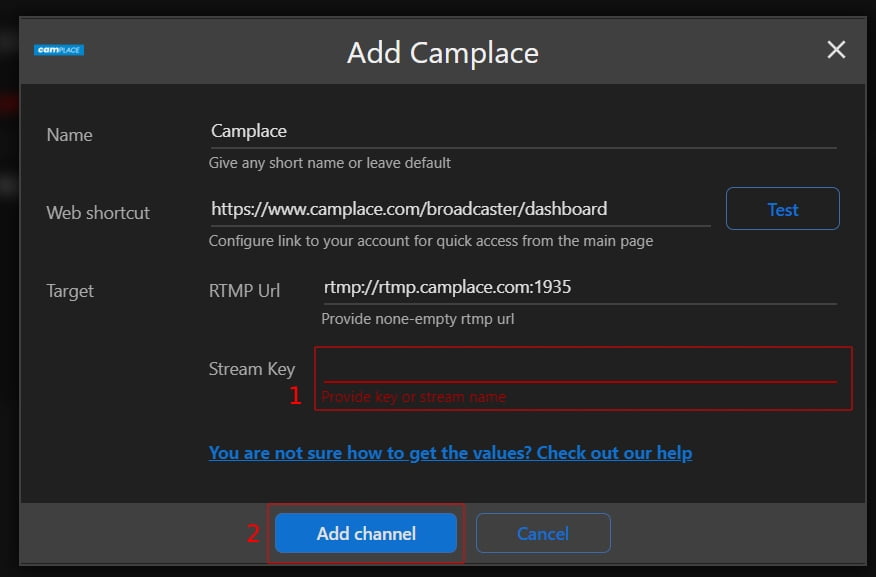 camplace obs