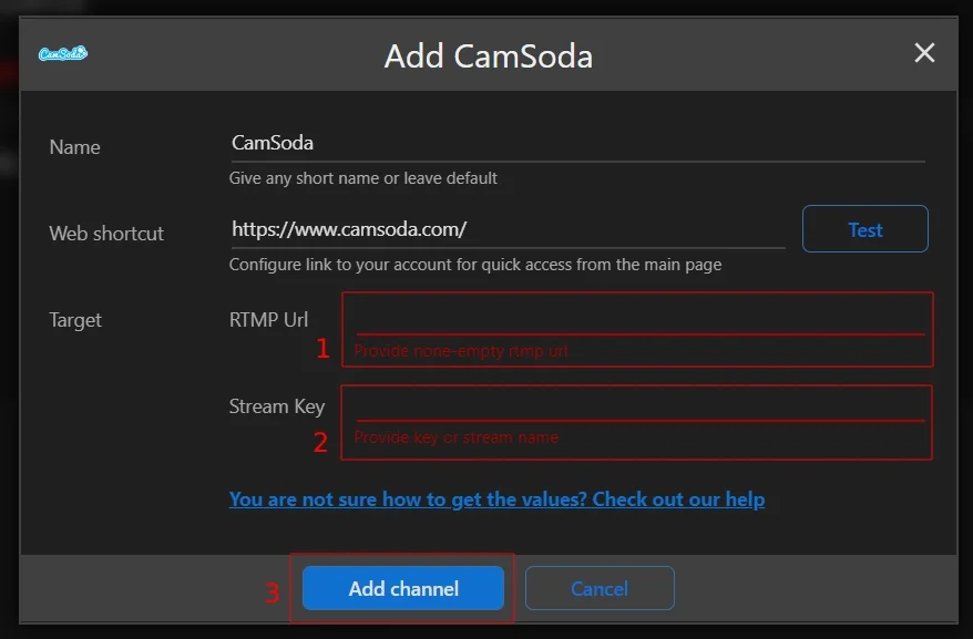camsoda obs