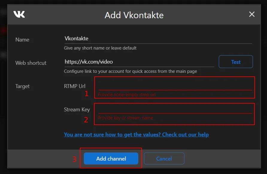 vk.com obs