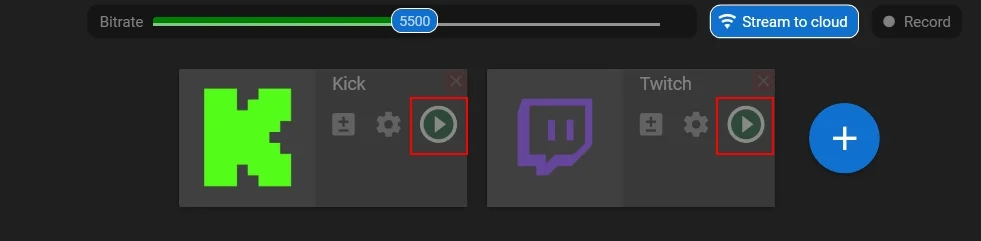 Stream to Kick and Twitch at the same time